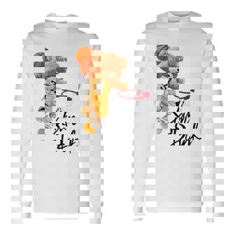 面白いテディベア スラムダンク テディベア バスケットボール 長袖Tシャツ - Kawaiitshirt