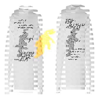 面白いヒョウモントカゲモドキ 発言するトカゲ 爬虫類 長袖Tシャツ - Kawaiitshirt