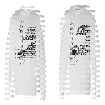 音量が大きいほど良い 長袖Tシャツ - Kawaiitshirt