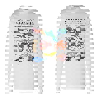 頭足類 長袖Tシャツ - Kawaiitshirt