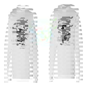 風神 日本の神 神話 守り神 長袖Tシャツ - Kawaiitshirt