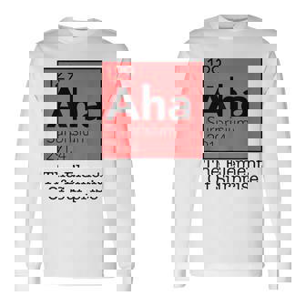 驚きの元素 周期表 129 アハ サプライズ 長袖Tシャツ - Kawaiitshirt