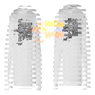 高圧ヒーロー 電子技術者 電気技師 長袖Tシャツ - Kawaiitshirt