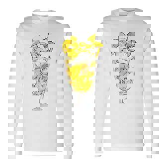 鳥パフェイエロー オカメインコ ラブバード バギー 長袖Tシャツ - Kawaiitshirt