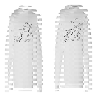 鳥獣戯画《蛙と兎・相撲》かえる うさぎ【日本・世界の名画】日本画 和柄 美術館アート 長袖tシャツ 長袖Tシャツ - Kawaiitshirt