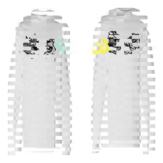 龍 虎 対決 和風キャラクターアート デフォルメポップデザイン 長袖Tシャツ - Kawaiitshirt