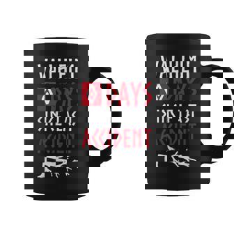 0 Jours Depuis Le Dernier Accident -Alheim Norse Gamer Tasse - Cadeauxyz