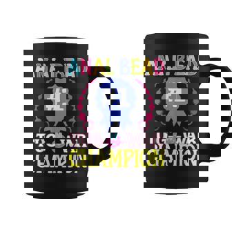 1 Bead Tug O War Champion Adult Humor Cringe Coffee Mug | Mazezy