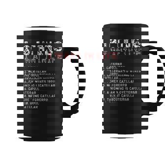 10 Cosas Que Quiero En Miida Camisas Caterpillar Amantes Hombres In Mangas Taza de café - Regaloses