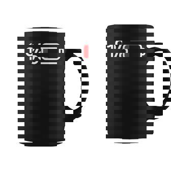 1バッテリー – 1バッテリー I 面白い 低エネルギーパーセント コーヒーマグ - Kawaiitshirt