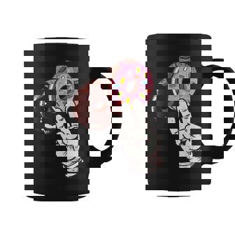 2 Pink Donut Inappropriate Adult Humor Joke Women Coffee Mug - Thegiftio UK