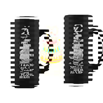 20 Years Of Awesome 20歳の誕生日ケーキ 大人用 コーヒーマグ - Kawaiitshirt
