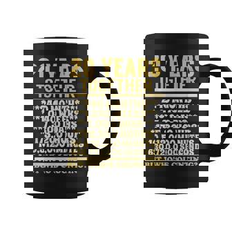 20周年記念tシャツ 20周年 結婚祝い カップル コーヒーマグ - Kawaiitshirt