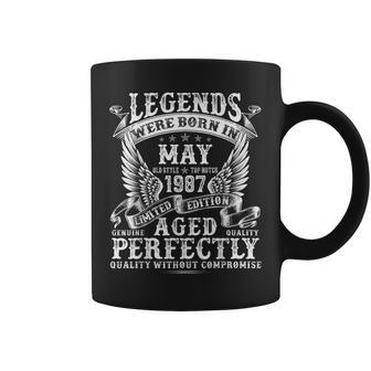 38歳の誕生日プレゼント 男性用 1987年5月 誕生日 面白い コーヒーマグ - Kawaiitshirt