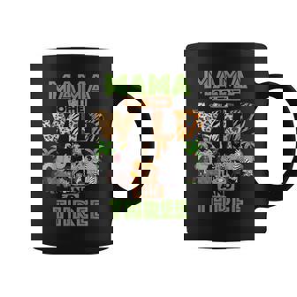 3Rd Birthday Zoo Safari Jungle Mama Of The Wild And Three Coffee Mug | Seseable UK