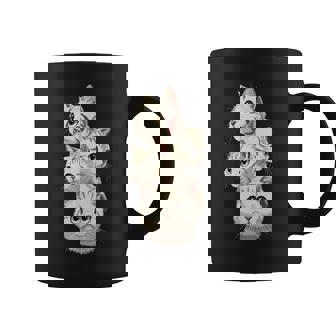 4 匹のかわいい猫 猫愛好家に最適 コーヒーマグ - Kawaiitshirt