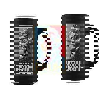 4Th Of July 2025 George Washington Bruh Meme Patriotic Coffee Mug - Monsterry