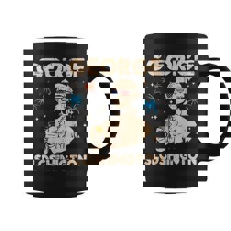 4Th Of July George Sloshington Washington Patriot Women Coffee Mug - Monsterry