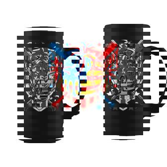4Th Of July Softball Costume Drip As Ice Cream Patriotic Coffee Mug - Monsterry