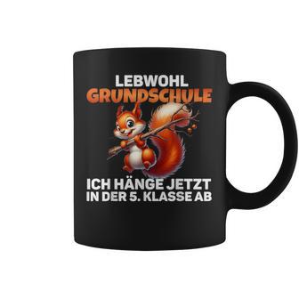 5 Klasse Realschule Gymnasium Grundschule 2024 Eichhörnchen Tassen - Geschenkecke