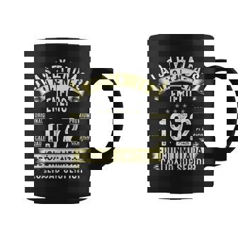 53 Años Cumpleaños Las Leyendas Nacen En Enero De 1972 Taza de café - Regaloses