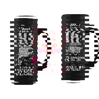 65 Year Old Made In 1960 Floral 65Th Birthday Women Coffee Mug - Thegiftio UK