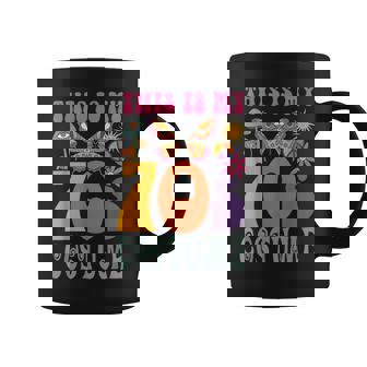 70年代ディスコ衣装 男女兼用 Peace Love ヒッピーコスチューム コーヒーマグ - Kawaiitshirt