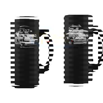 911 Retro Vintage 964 Turbo Car Classic Automotive Track Black Small -Adults Short Sleeve Coffee Mug - Thegiftio