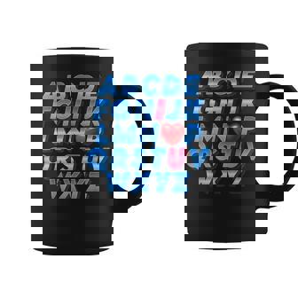 Abc アルファベット I Love You 英語 先生 バレンタインデー コーヒーマグ - Kawaiitshirt