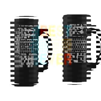Accordement Guitare Rétro Best Dad Ever Musicien Guitariste Tasse - Cadeauxyz