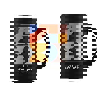 Acid Jazz ヴィンテージジャズミュージックバンド ミニマルtシャツ コーヒーマグ - Kawaiitshirt