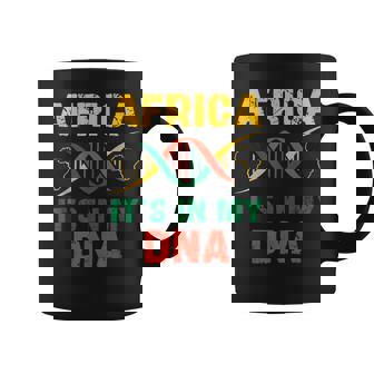 África Está En Mi Adn Herencia Africana Historia Del Orgullo Negro Taza de café - Regaloses