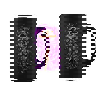 African American Black Woman Lupus Warrior Purple Ribbon Mom Coffee Mug | Mazezy