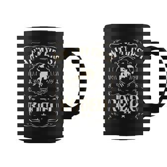Ain't My First Rodeo Vintage Bronc Riding Cowboy Rodeo Coffee Mug - Thegiftio UK