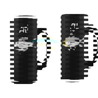 Aji 鯵 アジ 願掛け 釣り好き 魚好き 海釣り 趣味 おもしろ 寿司ネタ 趣味釣り 船釣り 釣り 長袖tシャツ コーヒーマグ - Kawaiitshirt