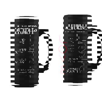 All You Need Is Love 面白くてかわいい数学方程式 コーヒーマグ - Kawaiitshirt