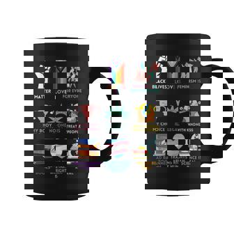 Ally Anti Trump Liberal Blm Love Is Love Banned Books Icons Coffee Mug - Monsterry