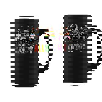 Ally Cat Rainbow Lgbt Pride Flag Gay Pride Month 2025 Coffee Mug - Monsterry