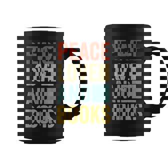 Amante De Los Libros Regalo Paz Amor Y Libros Taza de café - Regaloses