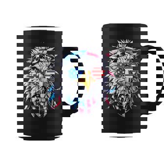 American Flag Bald Eagle Patriotic Eagle 4Th Of July Usa Coffee Mug - Thegiftio