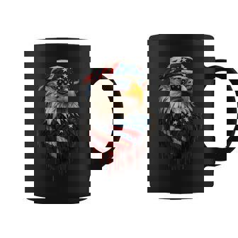 American Flag Eagle Patriotic 4Th Of July Boy Bald Eagle Coffee Mug | Mazezy
