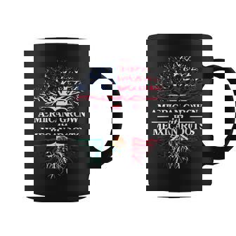 American Grown Mexican Roots Mexico Country Lover Proud Us Coffee Mug - Thegiftio