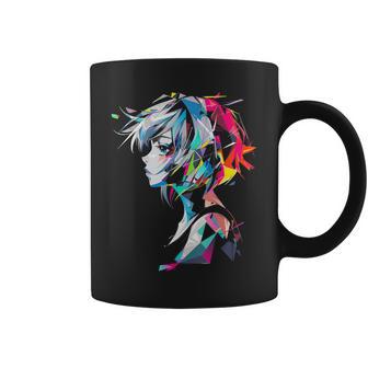 Anime Manga Gráfico Colorido Ilustración Anime Taza de café - Regaloses