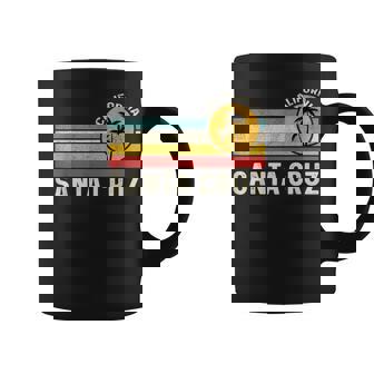 Años 70S 80 California Ca Retro Puesta Delol Ciudadanta Cruz Taza de café - Regaloses