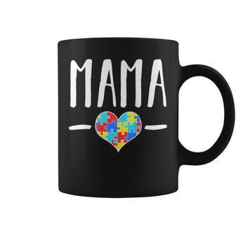 Apoyo De Regalo De Diseño De Madre Autista Para Madres De Niños Autistas In Mangas Taza de café - Regaloses
