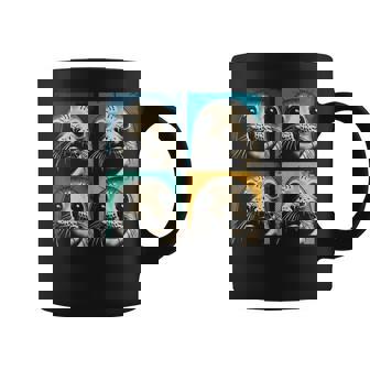 Arte Pop Con Leones Marinosintage Amante De Los Animales Marinos Taza de café - Regaloses