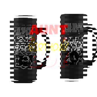 Aunt Of The Birthday Boy Family Party Birthday Outfit Coffee Mug - Thegiftio