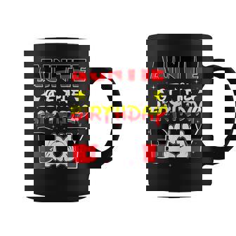 Auntie Of The Birthday Boy Matching Nephew Family Bday Coffee Mug - Thegiftio