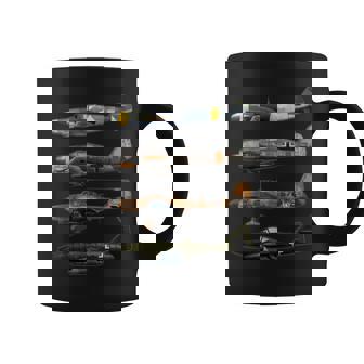Aviones De Guerra Ww2 Alemán Ju-87Tuka Me 262 Bf-109 Taza de café - Regaloses