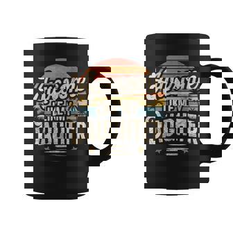 Awesome Like My Daughter Fathers Day Dad Jokes Coffee Mug | Mazezy